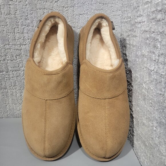 UGG Leisure Men's Sizes 12 US Chestnut Suede Shearling Waterproof Slippers. - Picture 7 of 12